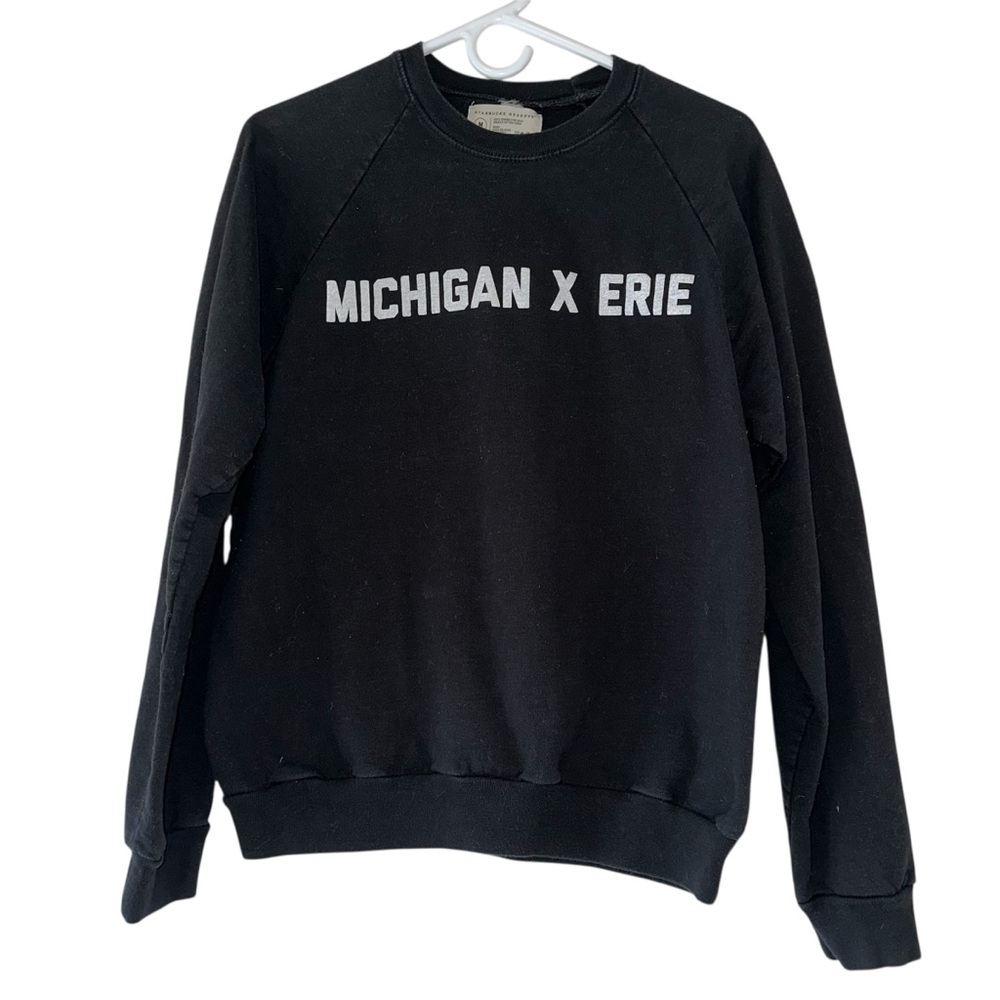 Black Crewneck Sweater Starbuck Reserve